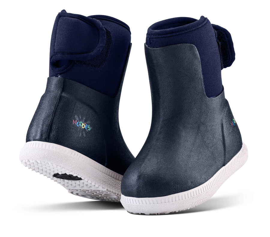 Grubs Splish 4.0 Kids Barefoot Wellington Boot - Waterproof, Flexible Sole, Wide Toe Box